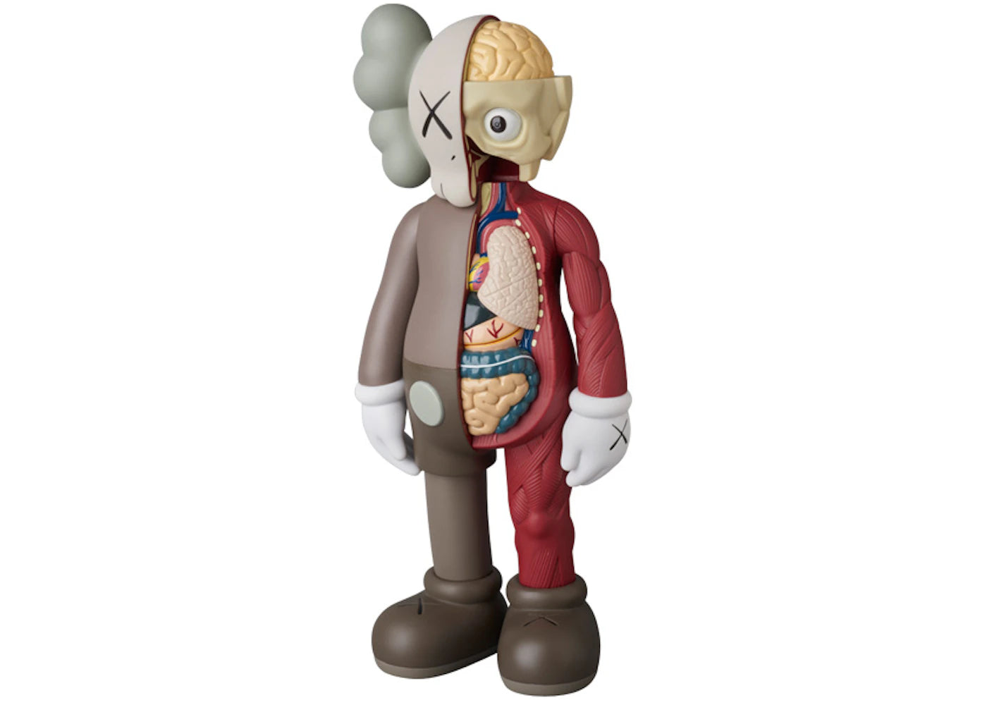 KAWS Companion Flayed Open Edition Vinyl Figure Brown - main view