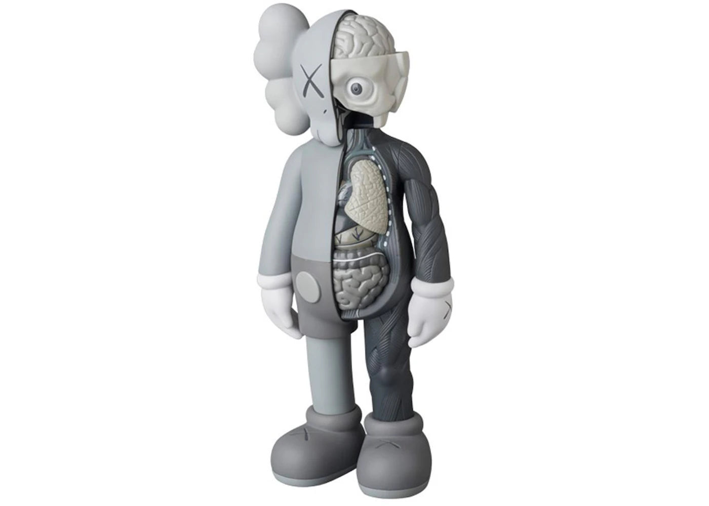 Figurine vinyle KAWS Companion Flayed Open Edition - Gris