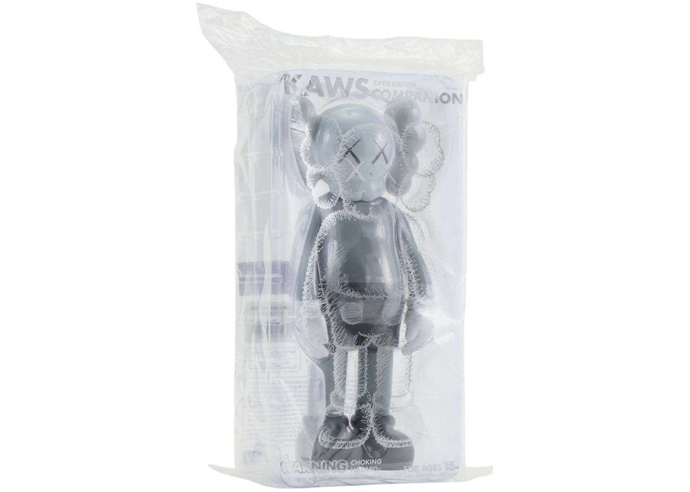 KAWS Companion Open Edition Vinyl Figure-Grey