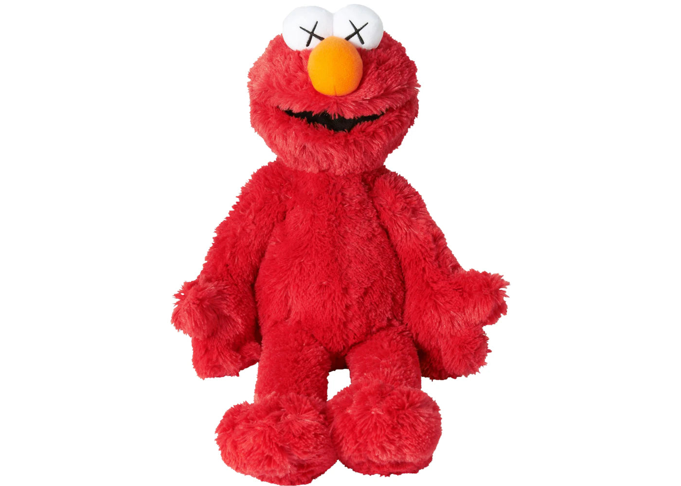KAWS Sesame Street Uniqlo Elmo Plush Toy-Red