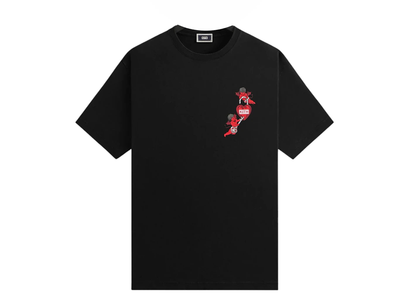 Kith Devil Love Lock Tee-Black