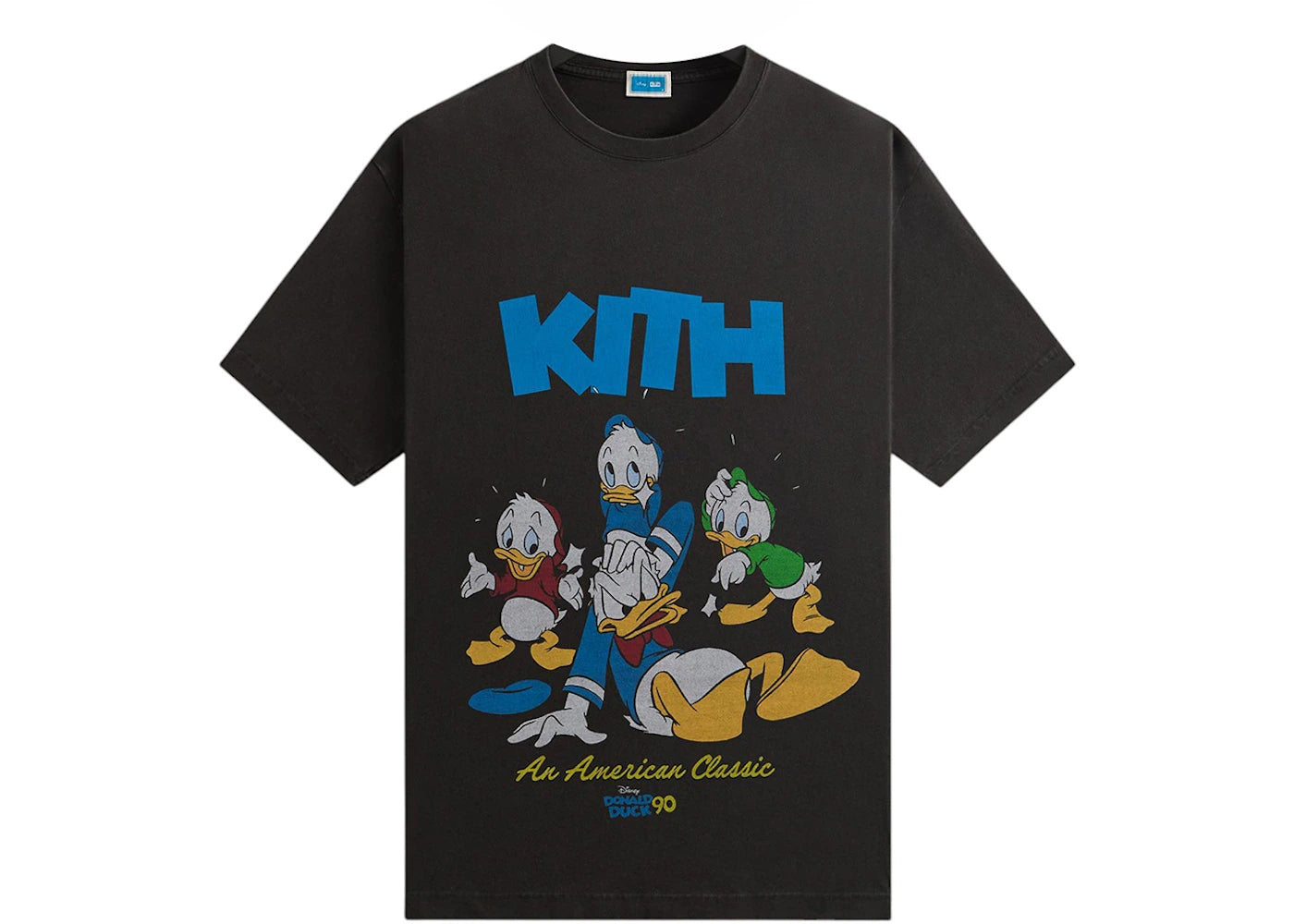 Kith Disney Donald Duck Classic Vintage Tee-Black