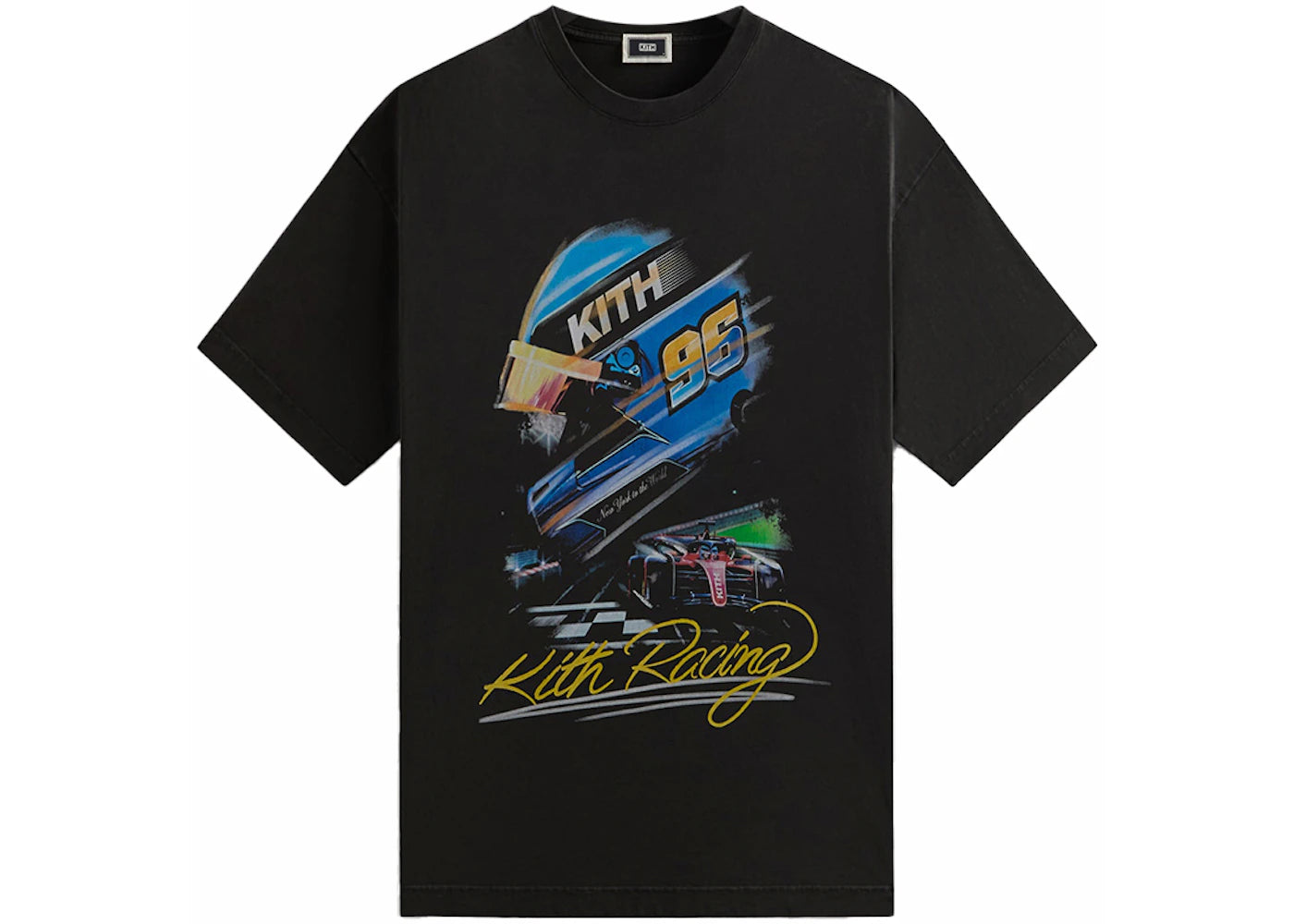 Kith F1 Vintage Tee-Black