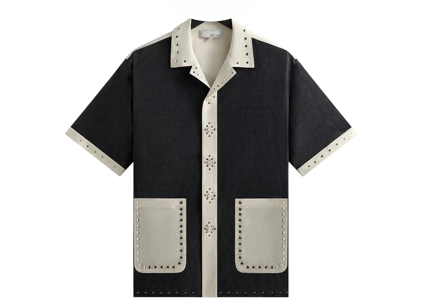 Kith Kin Sawyer Short Sleeve Camp Collar Shirt-Black