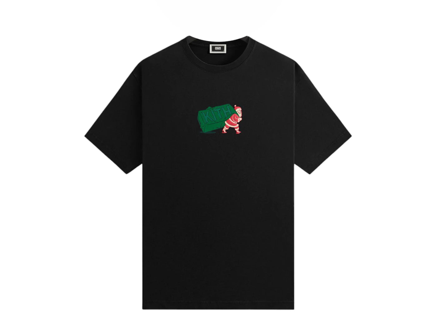 Kith Kithmas Comic Santa Tee-Black