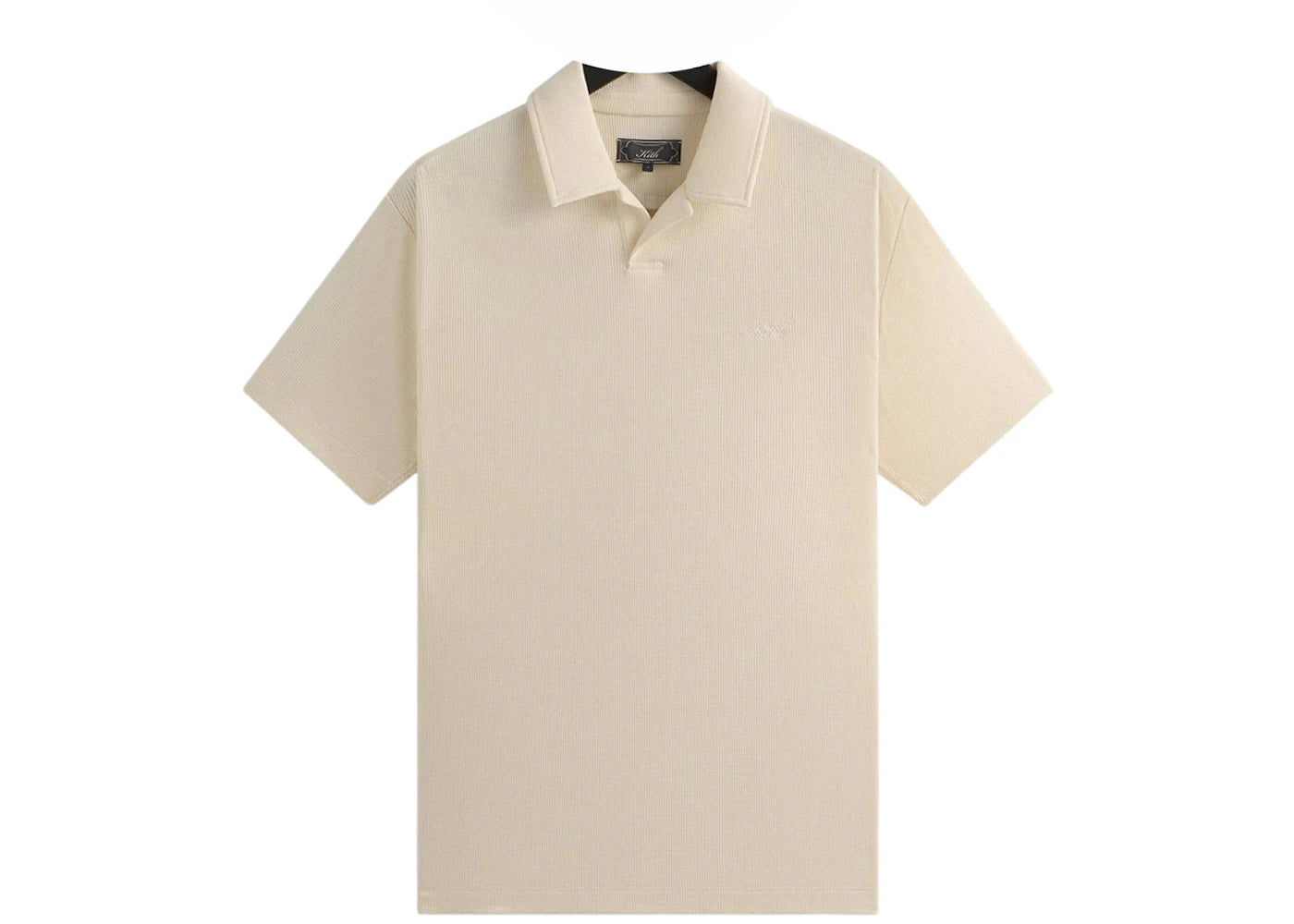 Kith Micro Waffle Drew Polo-Sandrift