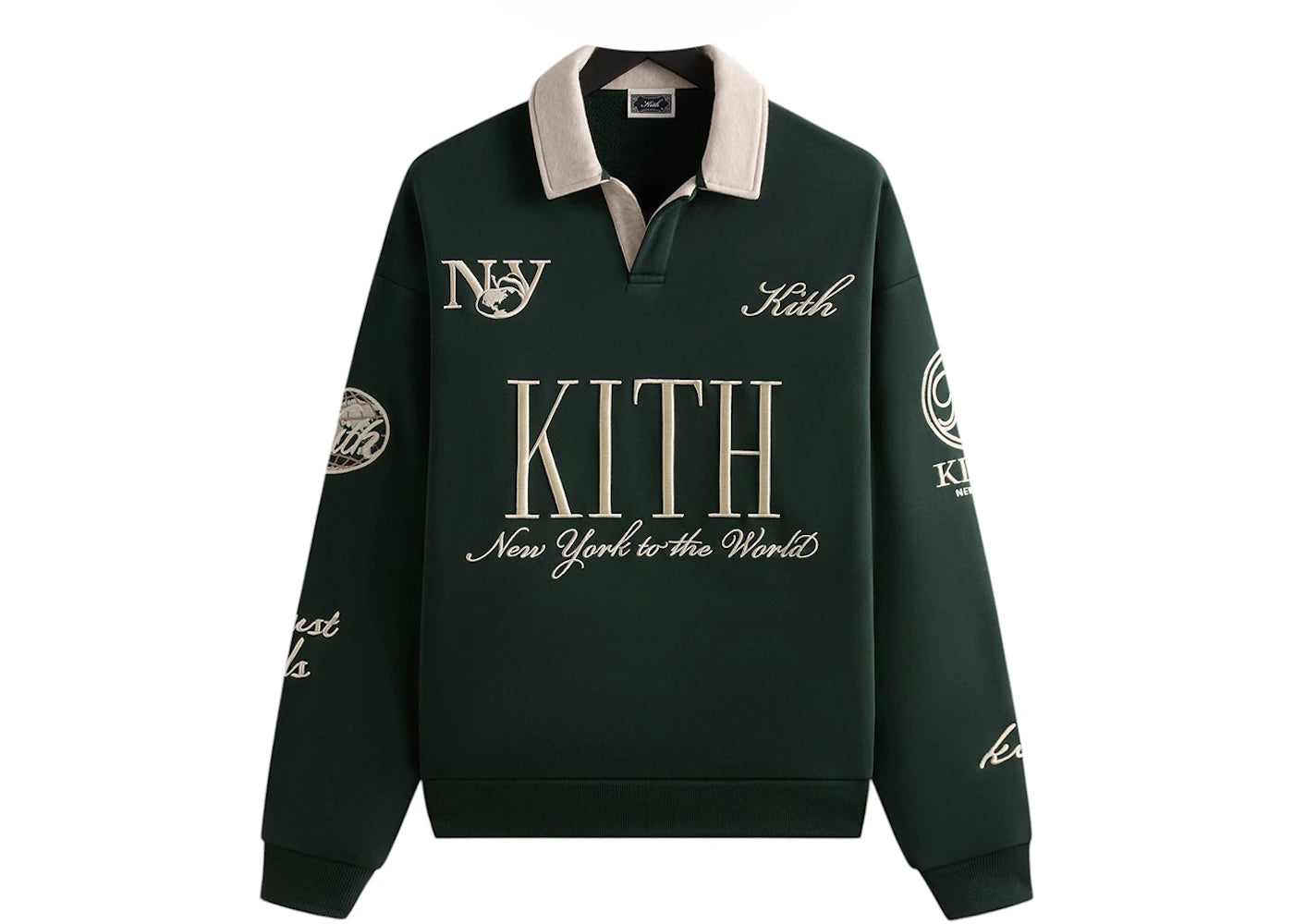Kith Nelson Collared Pullover-Stadium