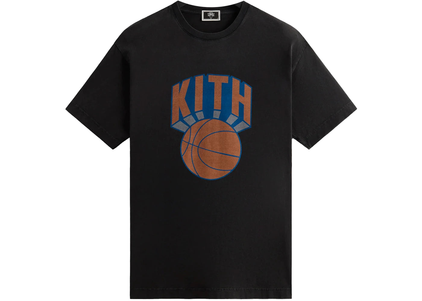 Kith New York Knicks Retro NY Vintage Tee-Black