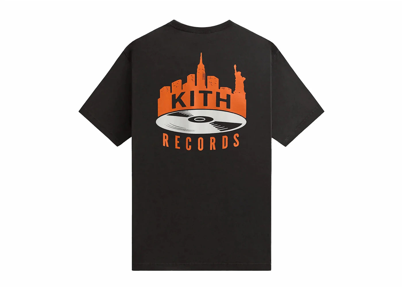 Kith Records Vintage Tee (SS25)-Black