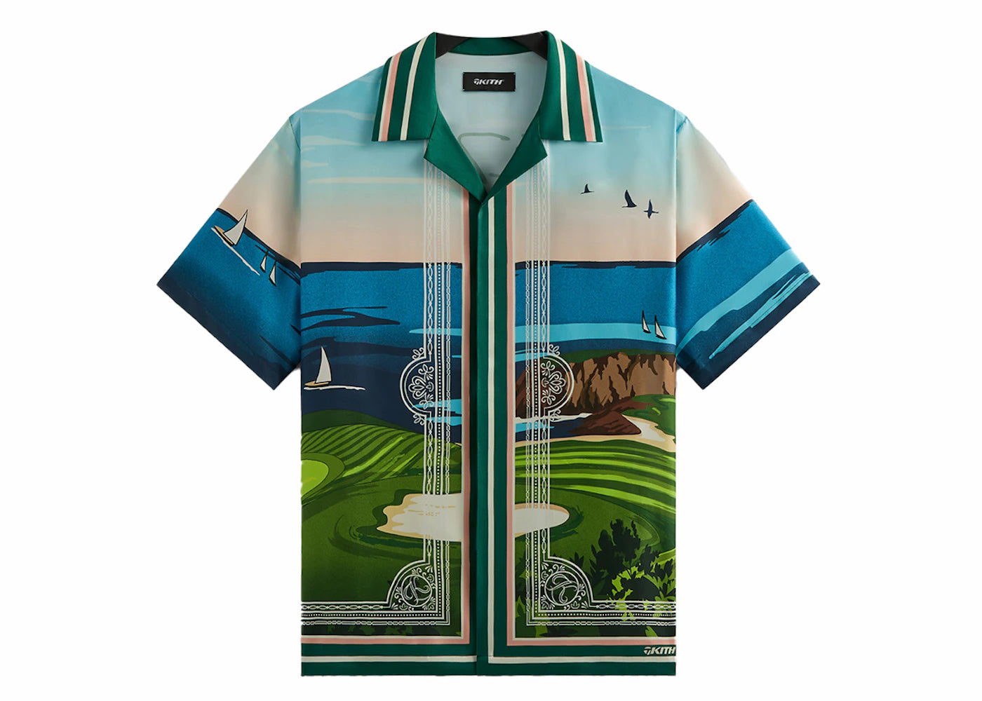 Kith TaylorMade Tips Camp Collar Shirt-Multi
