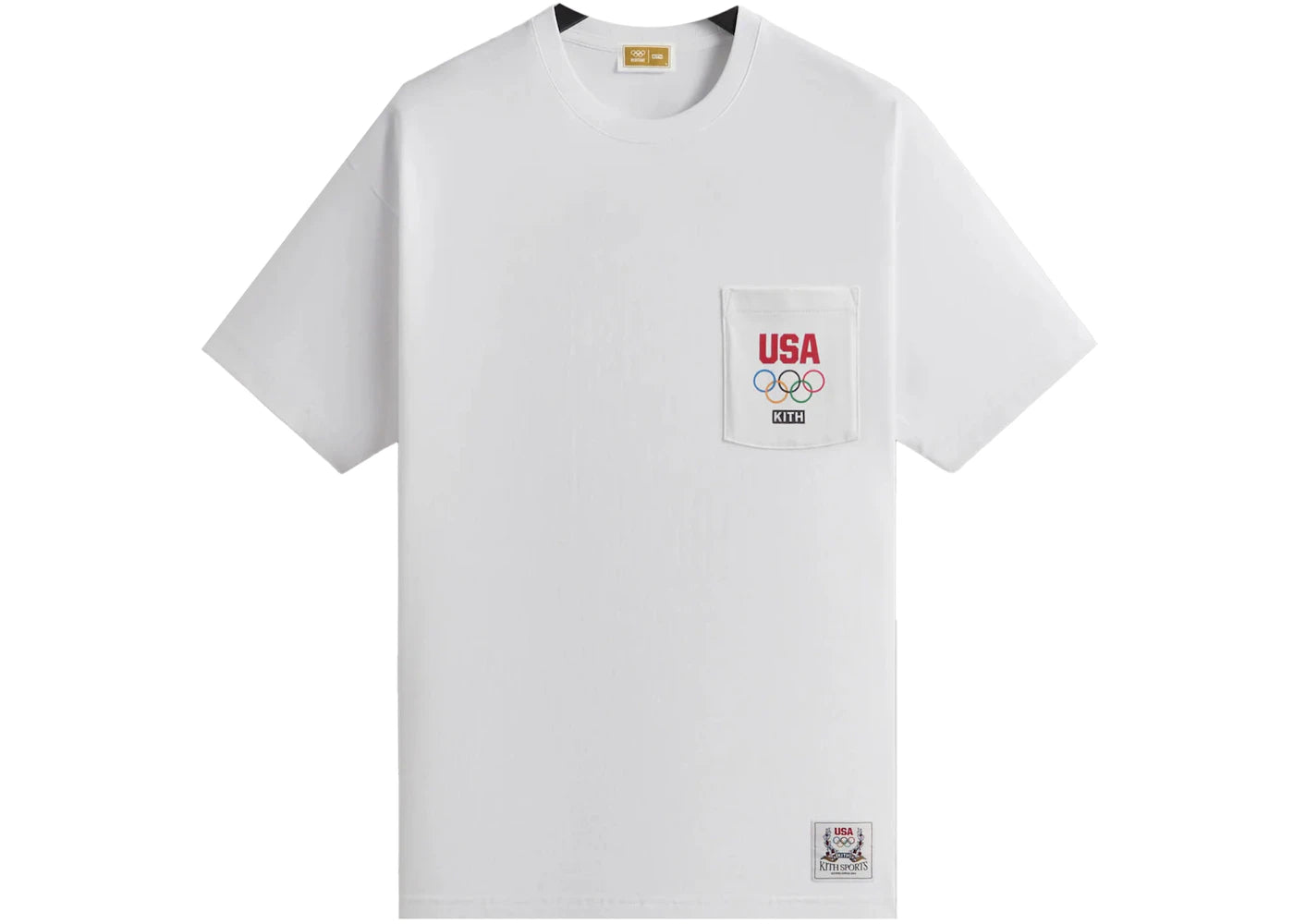 Kith Team USA Olympics 2024 T-shirt-White