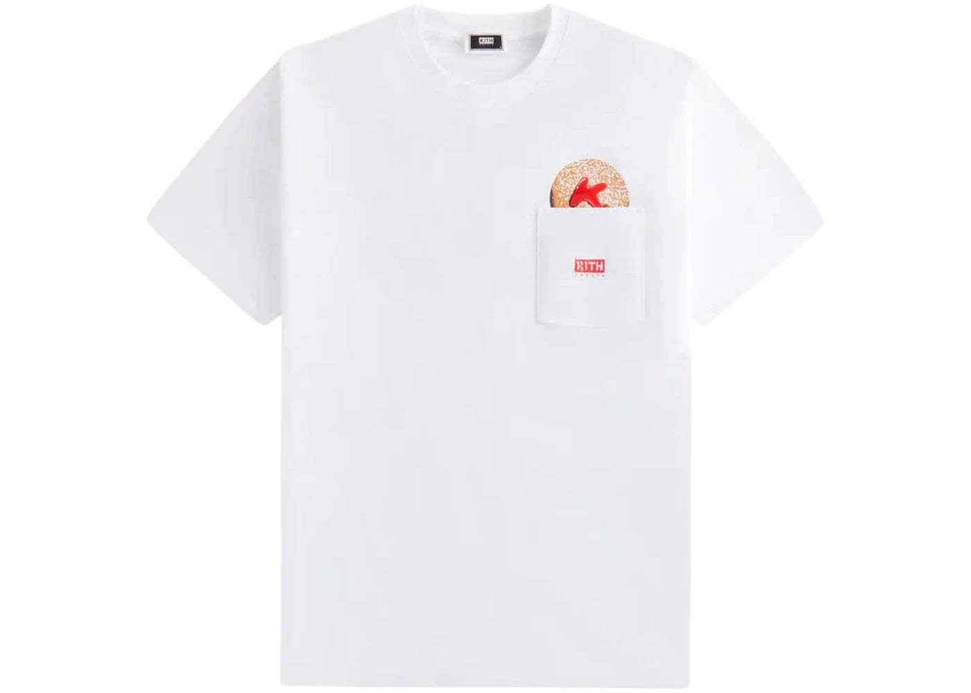 Kith Treats Jelly Donut Pocket Tee-White