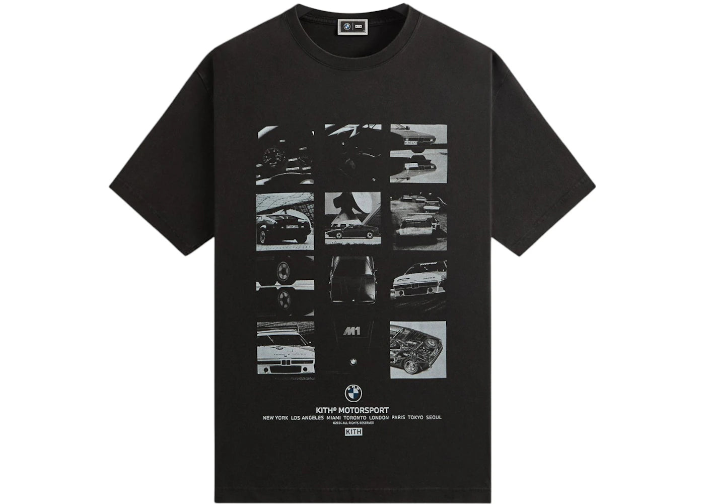 Kith x BMW Gallery Vintage Tee-Black