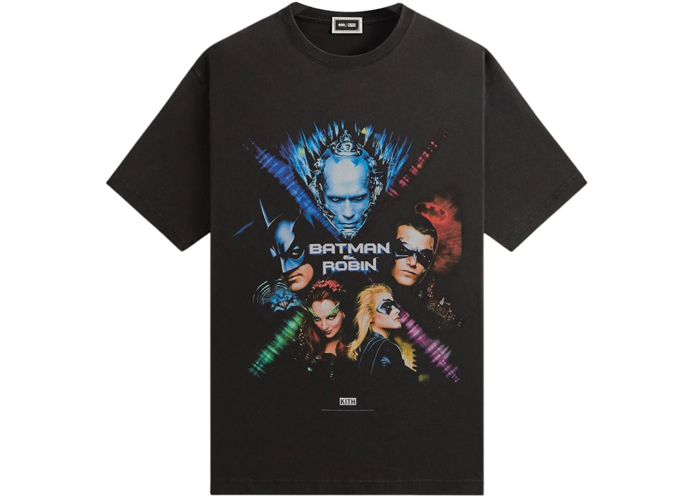 Kith x Batman And Robin Vintage Tee-Black