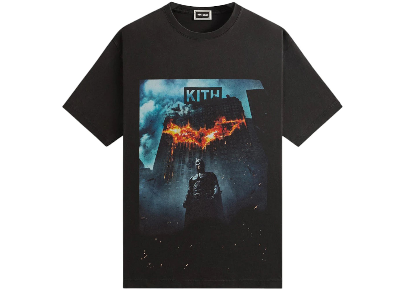 Kith x Batman Dark Knight International Vintage Tee-Black