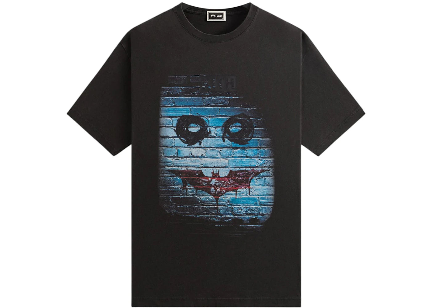 Kith x Batman Dark Knight Teaser Vintage Tee-Black