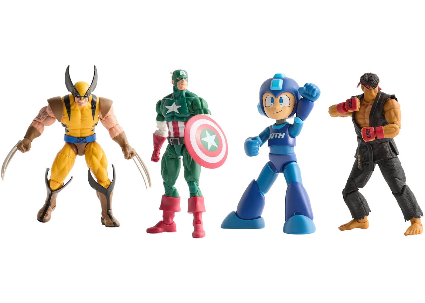 Kith x Capcom vs Marvel Figure Set of 4 - main view