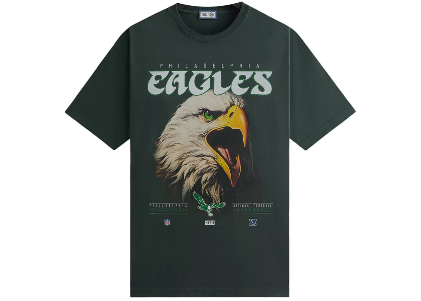 Kith x NFL 47 Eagles Vintage Tee-Stadium