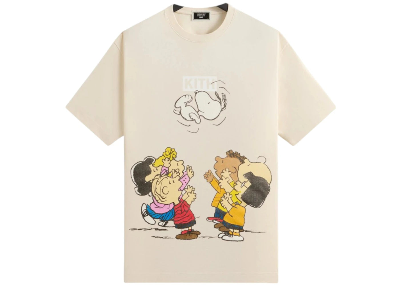 Kith x Peanuts Celebration Vintage Tee-Sandrift