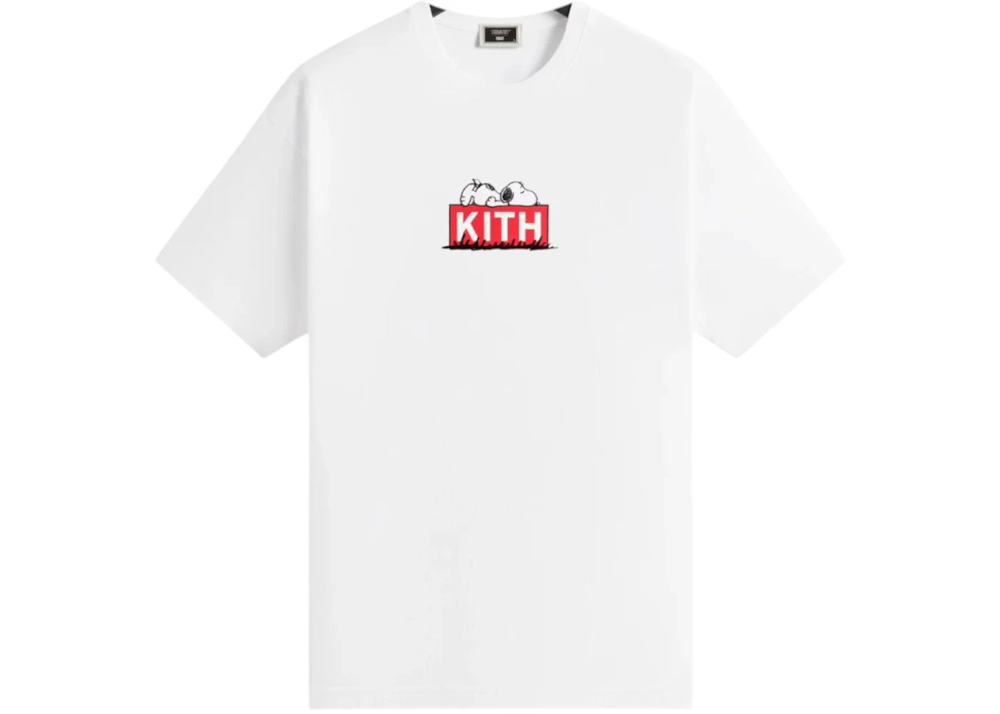 Kith x Peanuts Doghouse Classic Logo Tee-White