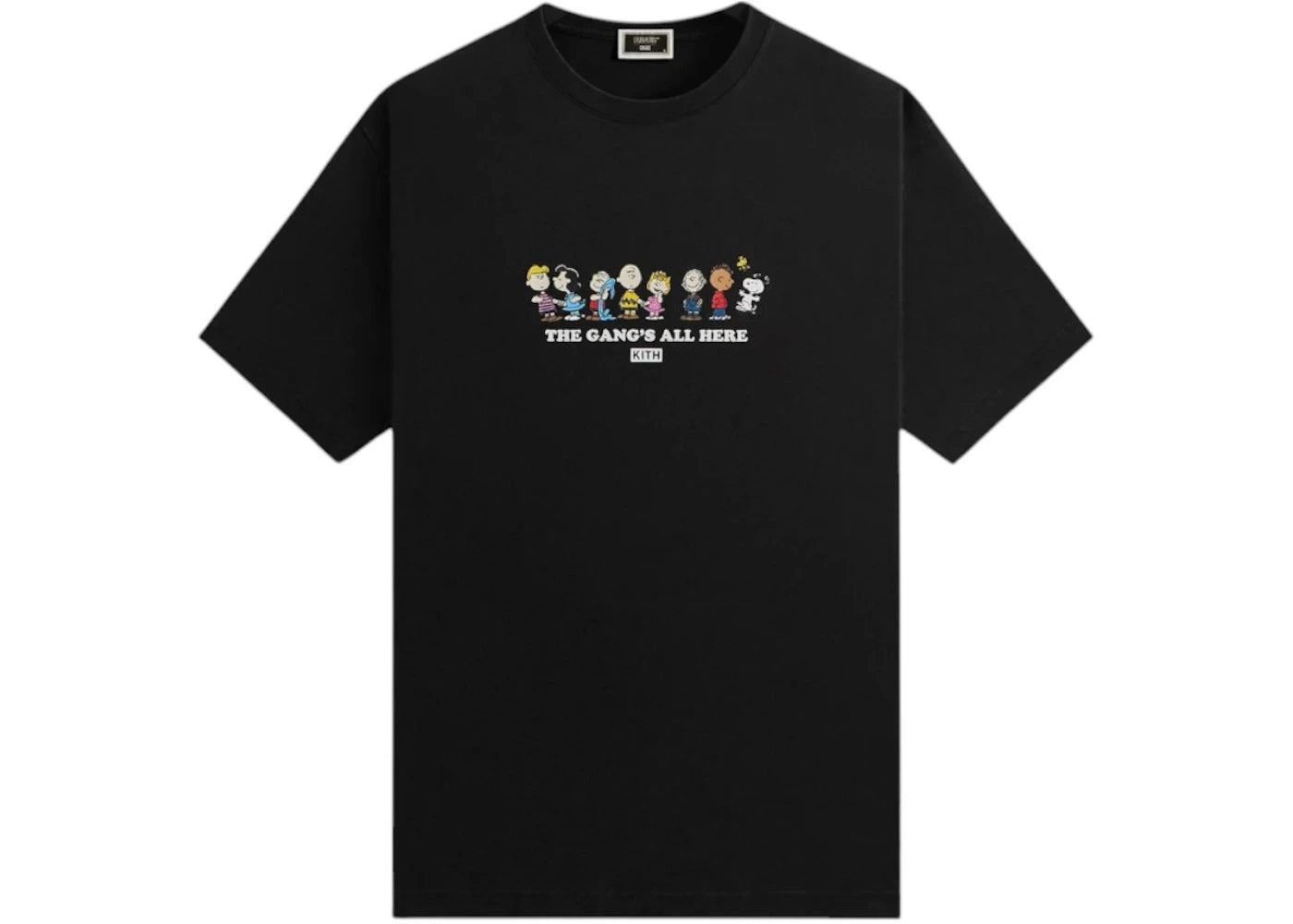 Kith x Peanuts Gang's All Here Tee-Black
