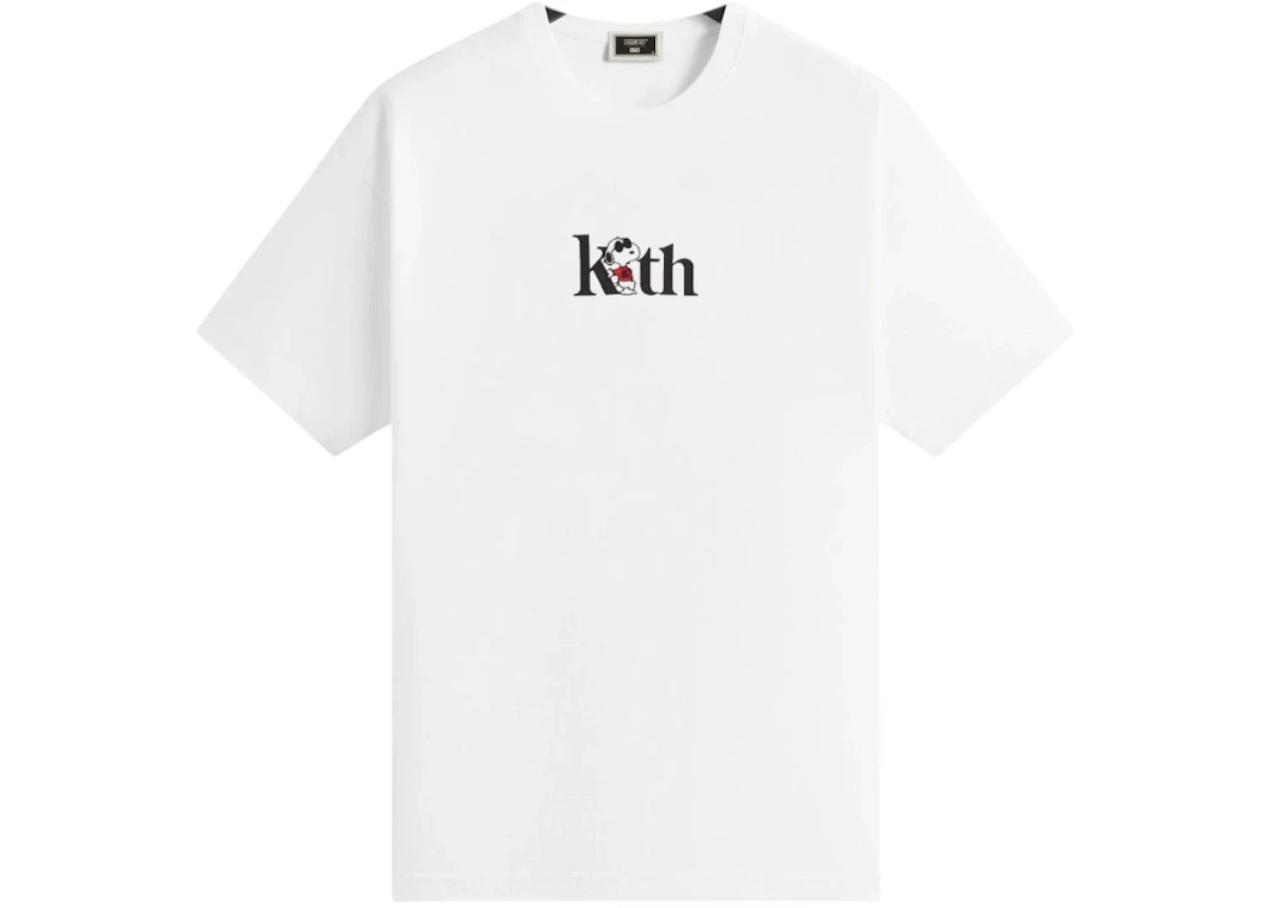 Kith x Peanuts Joe Cool Serif Tee-White