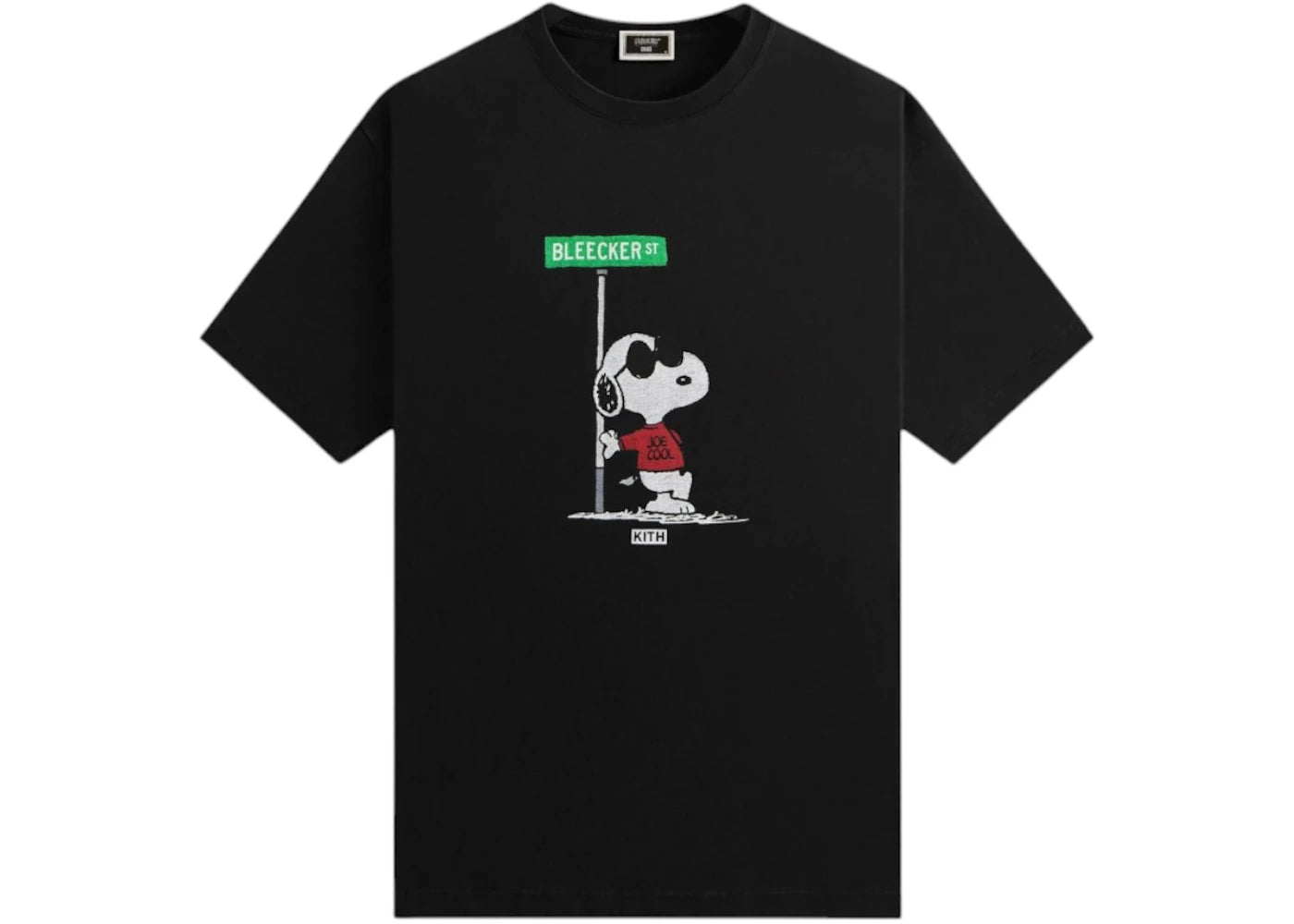 Kith x Peanuts Joe Cool Street Tee-Black