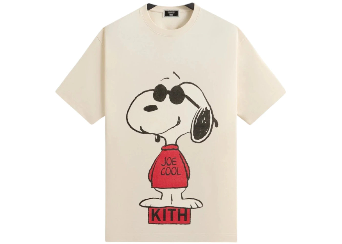 Kith x Peanuts Joe Cool Vintage Tee-Sandrift