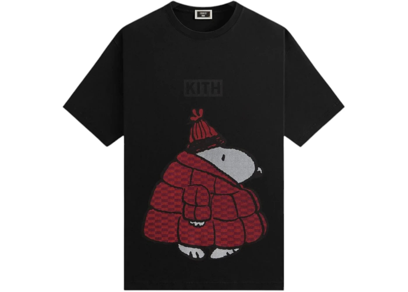 Kith x Peanuts Puffer Vintage Tee-Black
