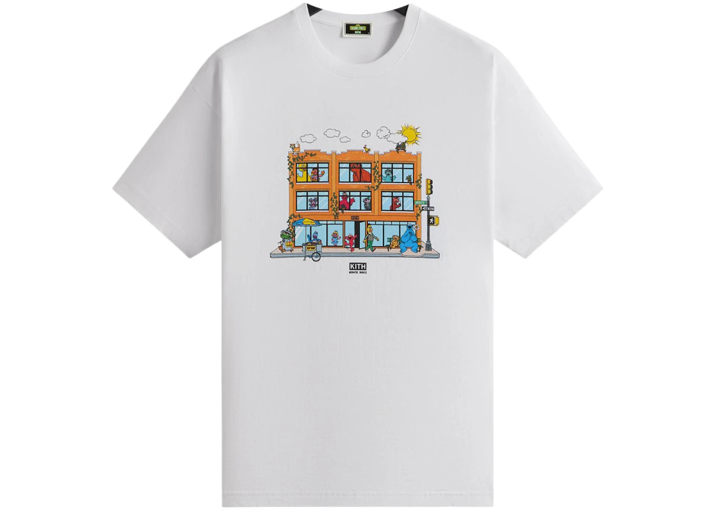 Kith x Sesame Street Store Tee-White