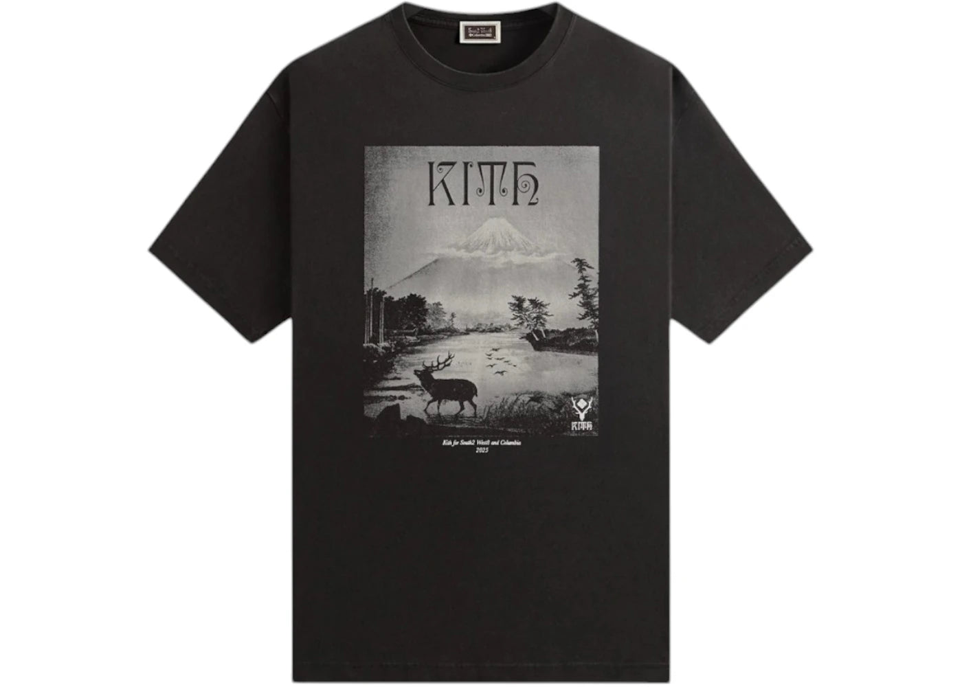 Kith x South2 West8 Columbia Landscape Vintage Tee-Black