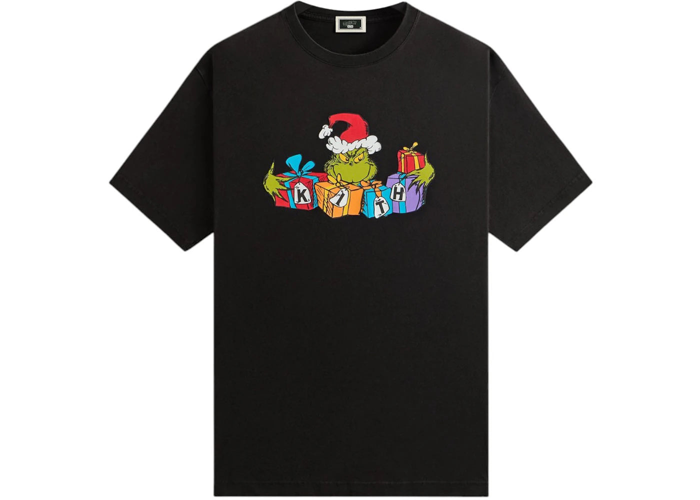 Kith x The Grinch Presents Tee-Black