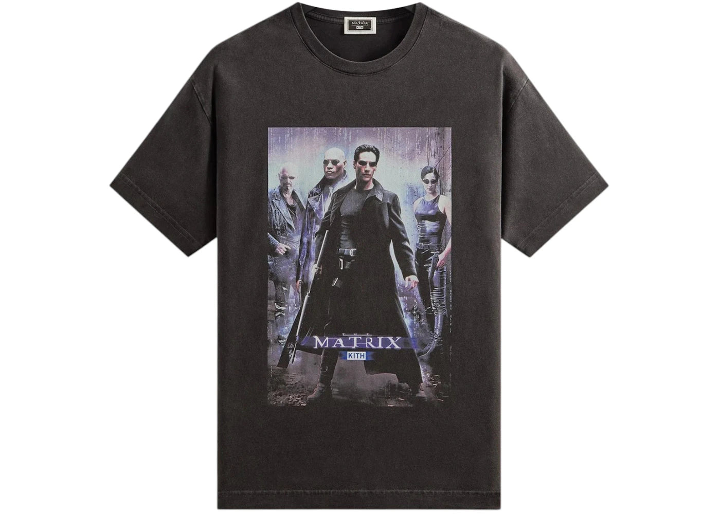 Kith x The Matrix Poster Vintage Tee Black