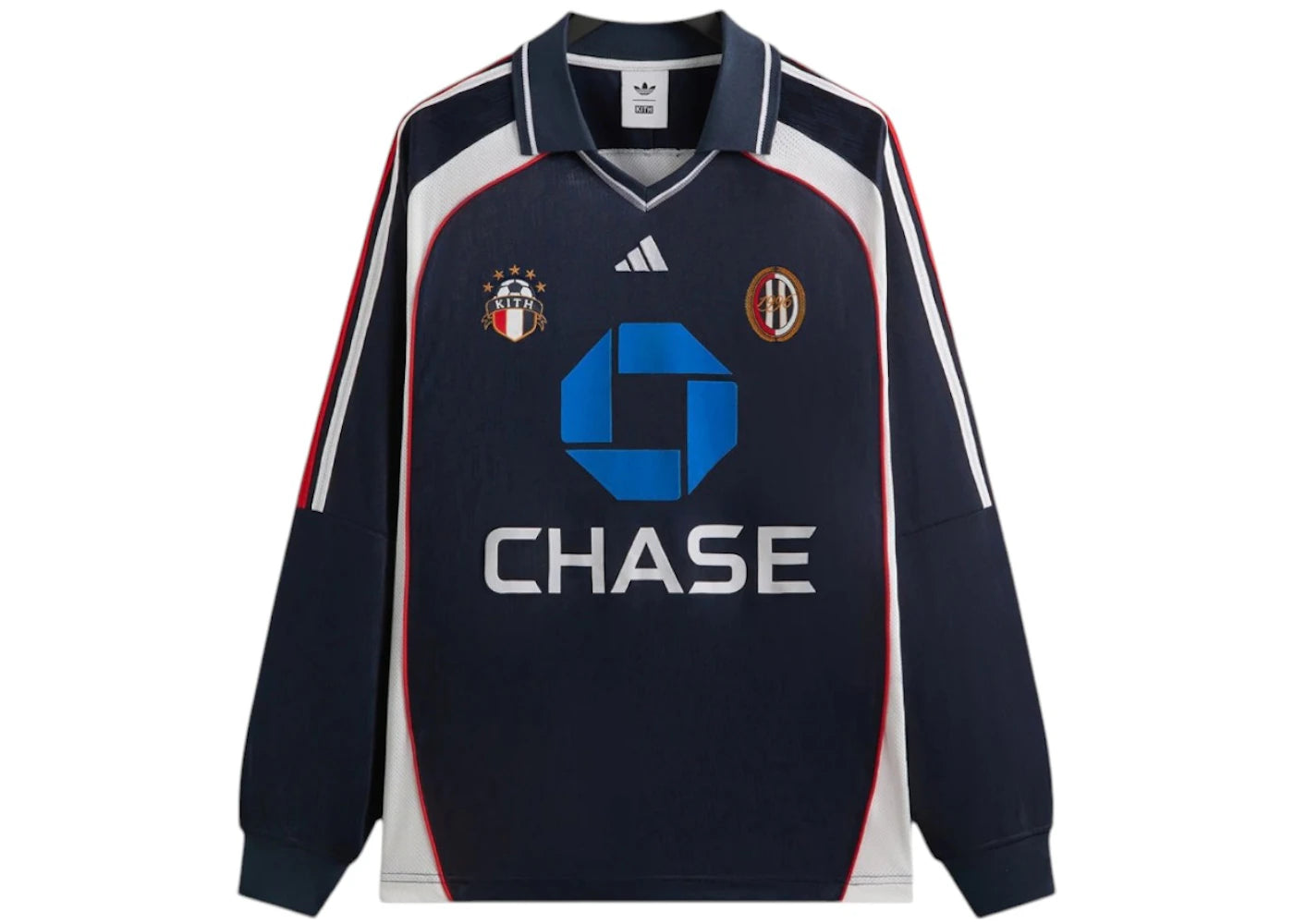 Kith x adidas Football Chase Long Sleeve Jersey-Legend Ink