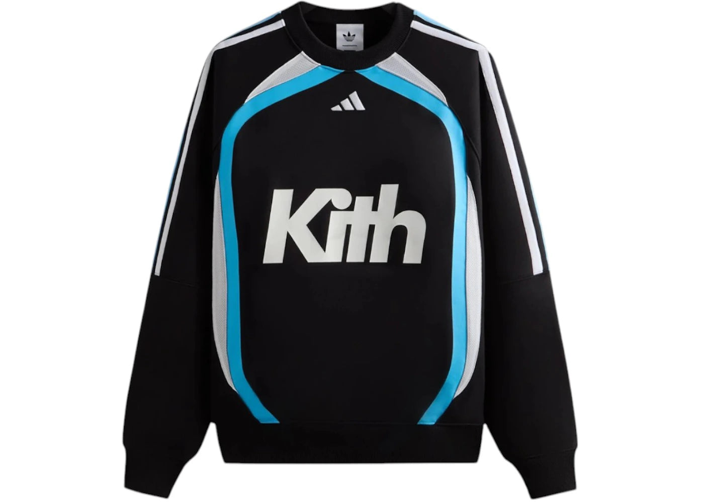 Kith x adidas Football Crewneck-Black