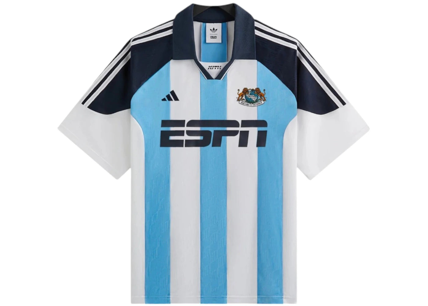Maillot de football Kith x adidas ESPN - Blanc/Bleu