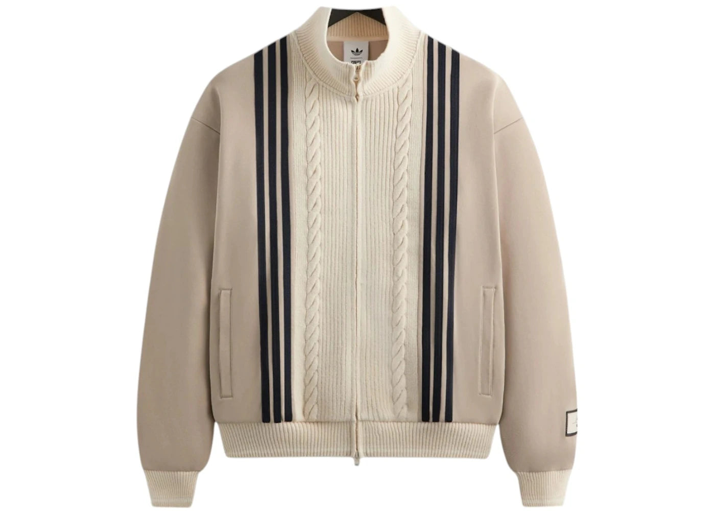 Haut de survêtement de football Kith x adidas - Beige