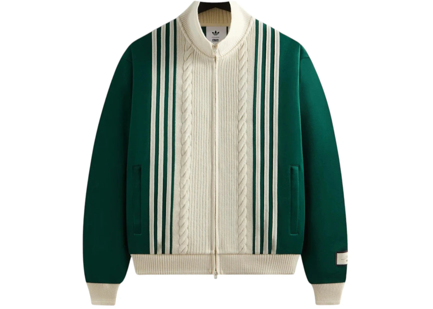 Haut de survêtement de football Kith x adidas - Vert