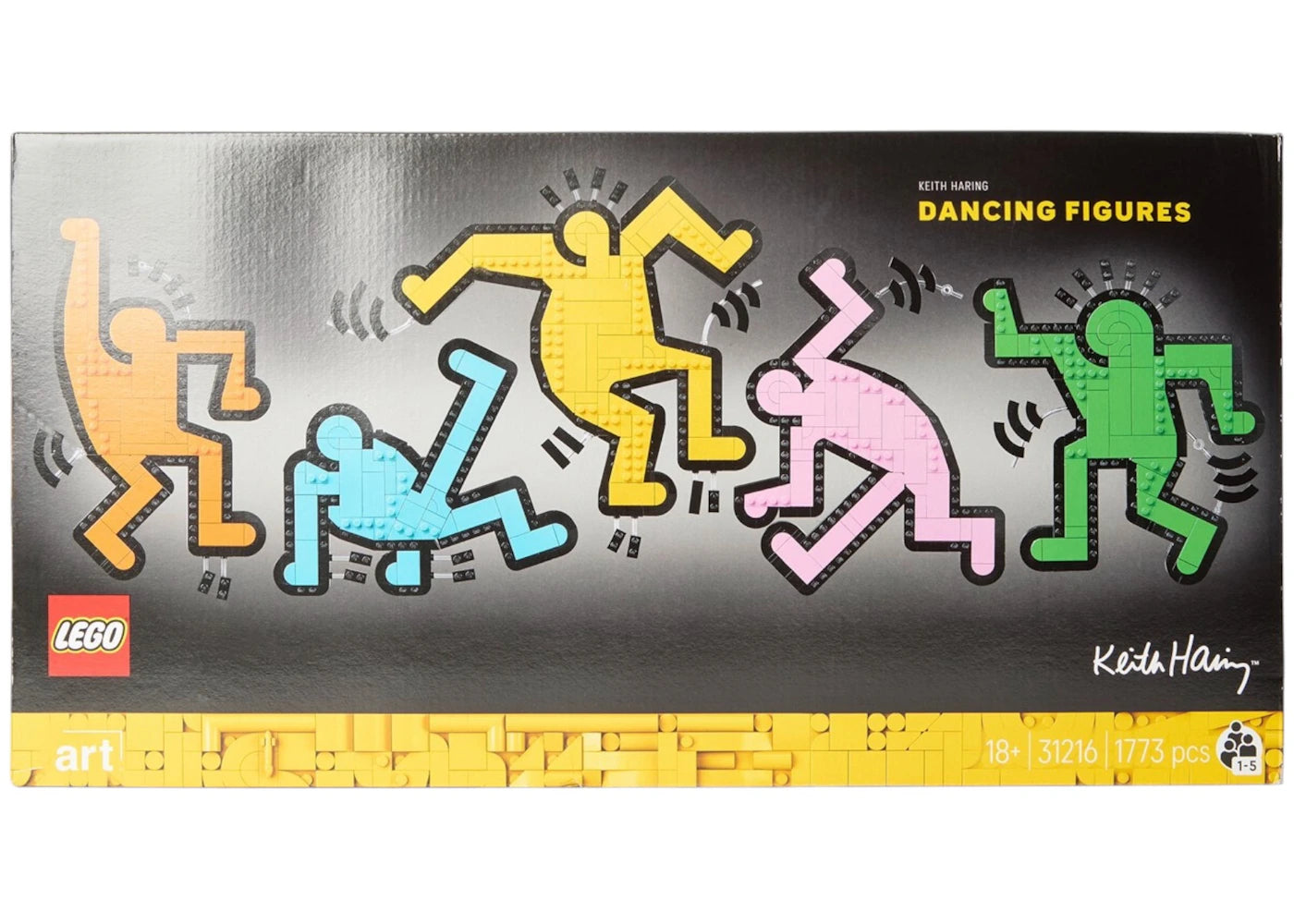 LEGO Art Keith Haring Dancing Figures Set 31216-