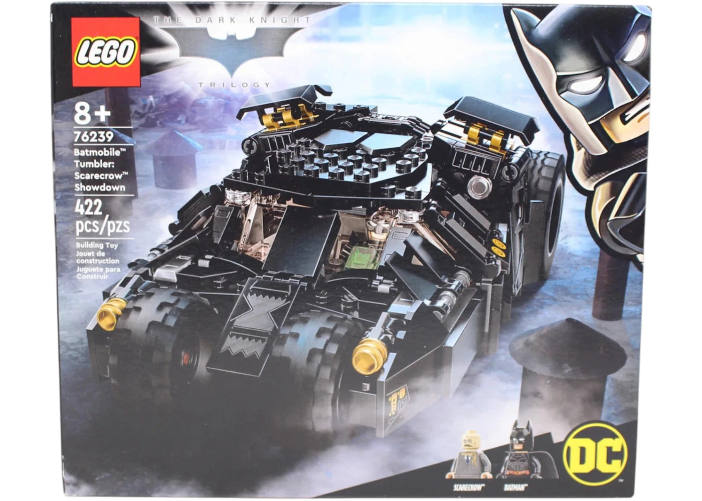 LEGO Batman Batmobile Tumbler: Scarecrow Showdown Set 76239 Black - main view
