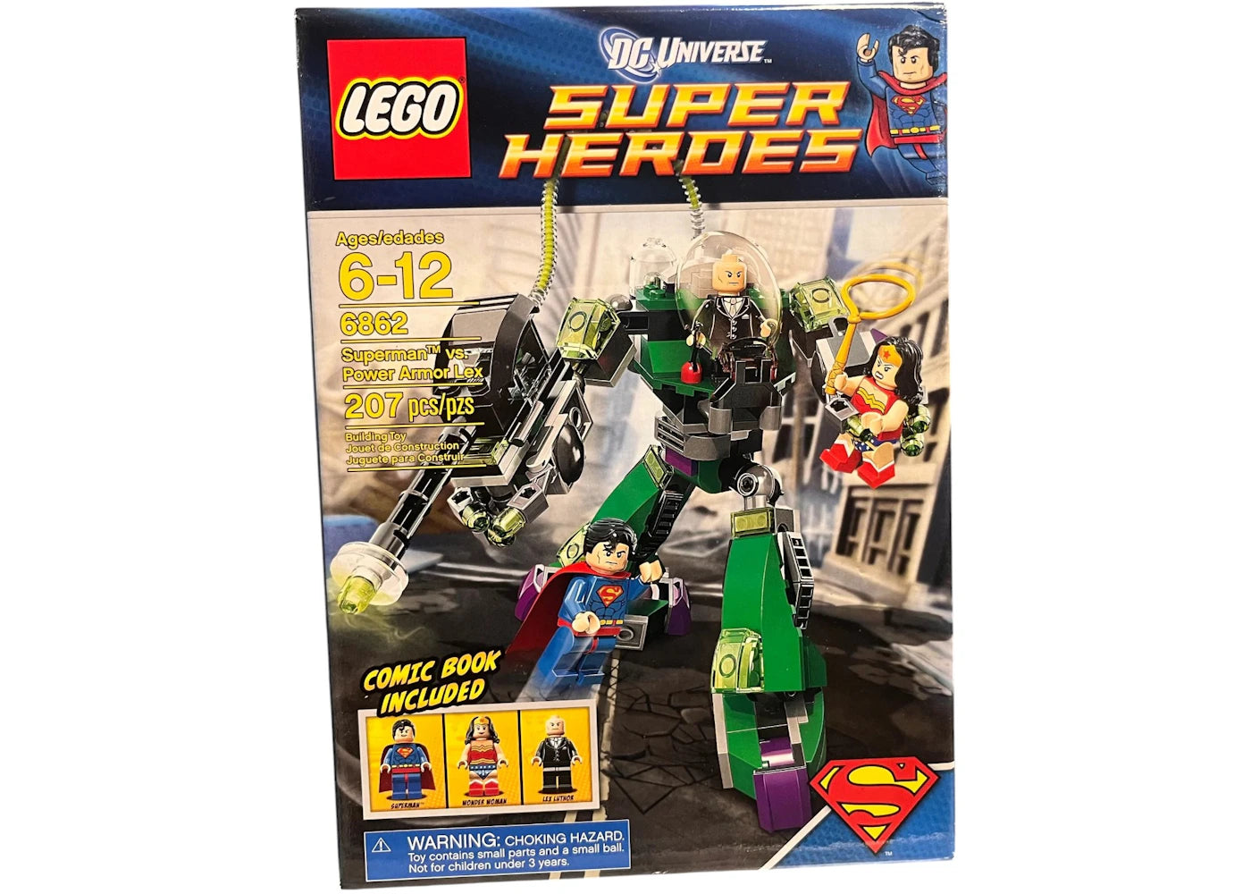 LEGO DC Universe Super Heros Superman- Superman Vs. Power Armour Lex Set 6862