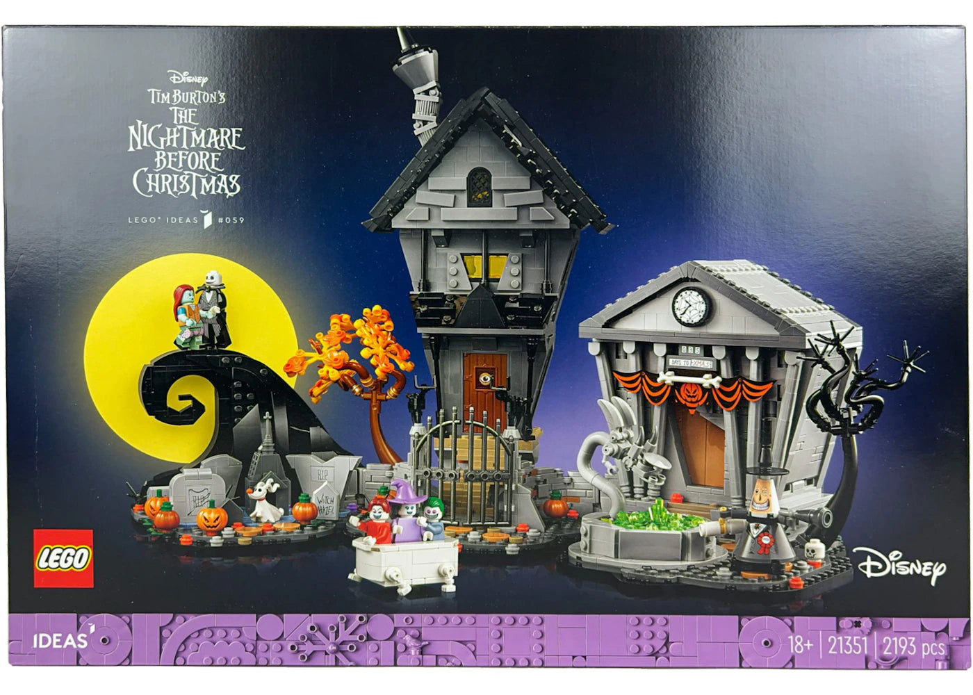 LEGO Disney Tim Burton's The Nightmare Before Christmas Set 21351-