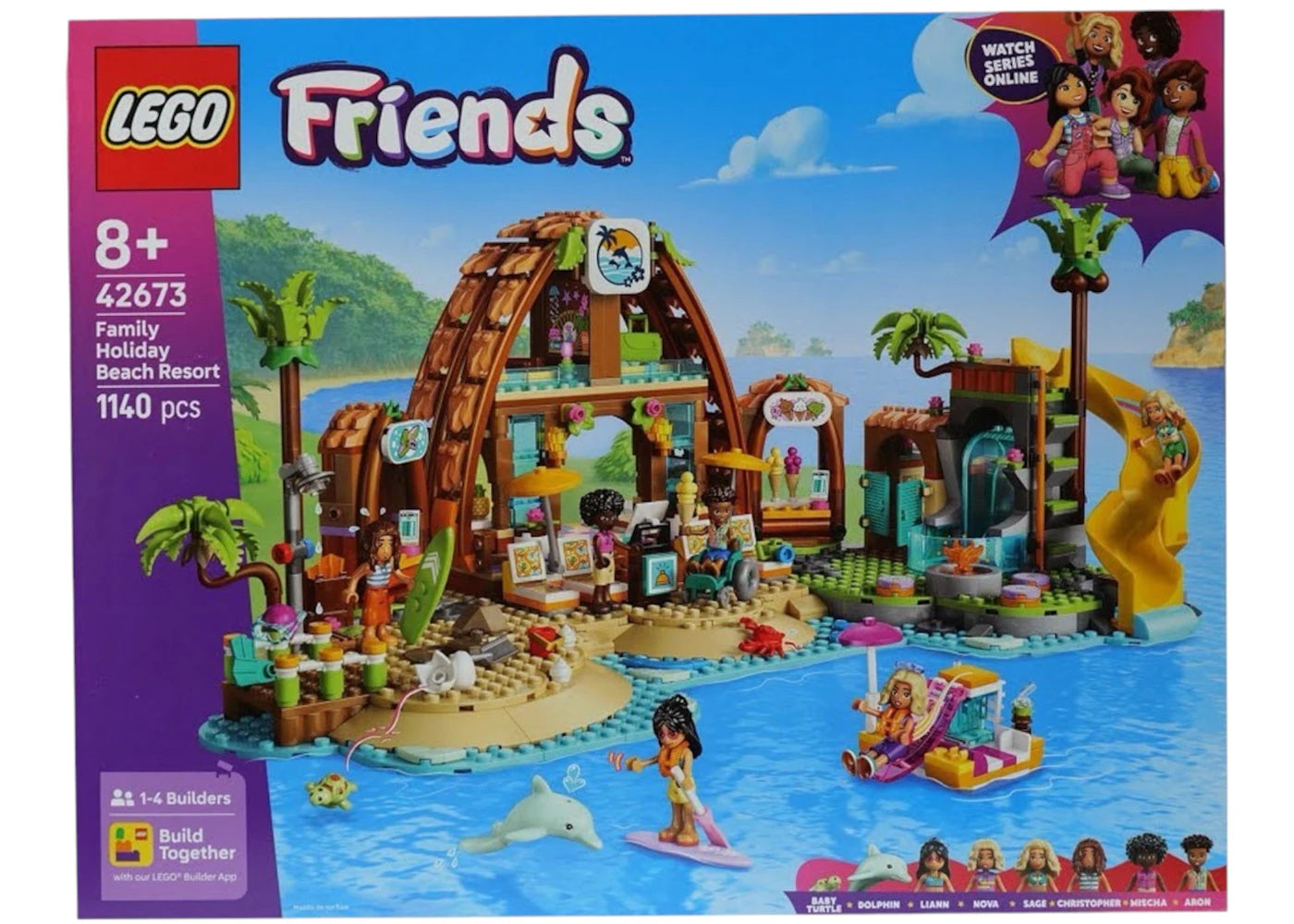 LEGO Friends Family Vacation Beach Resort Set 42673