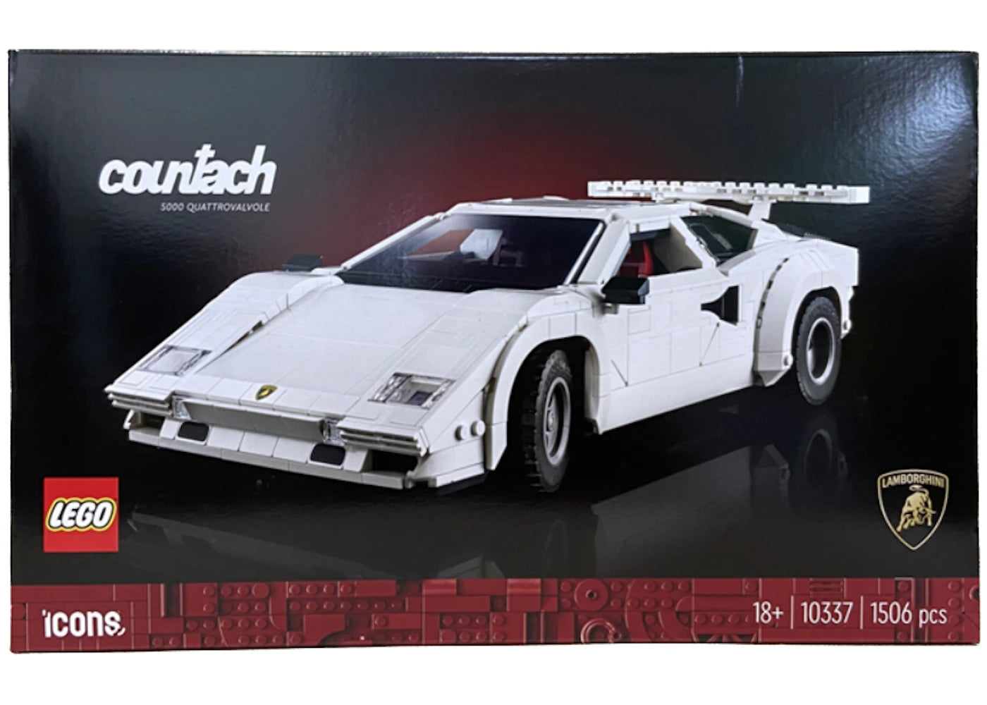 LEGO Icons Lamborghini Countach 5000 Quattrovalvole Set 10337-