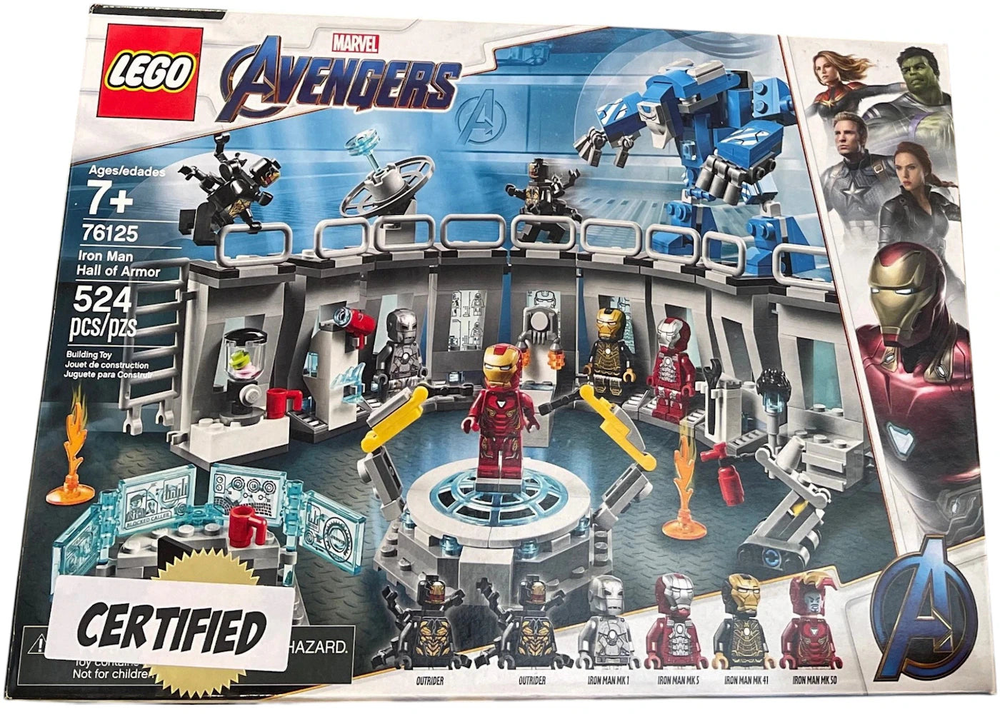 LEGO Marvel Super Heroes Iron Man Hall of Armor Set 76125 - main view