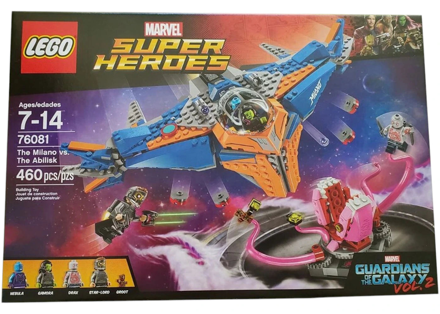 LEGO Marvel Super Heroes The Milano vs. The Abilisk Set 76081