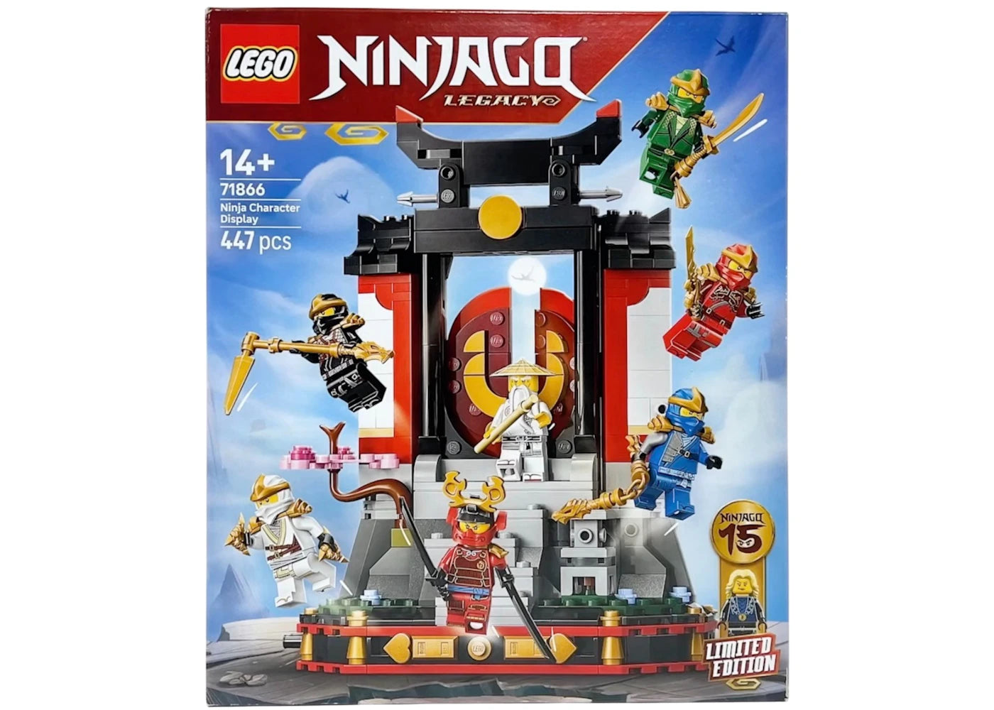 LEGO Ninjago Ninja Character Display 15th Anniversary Set 71866