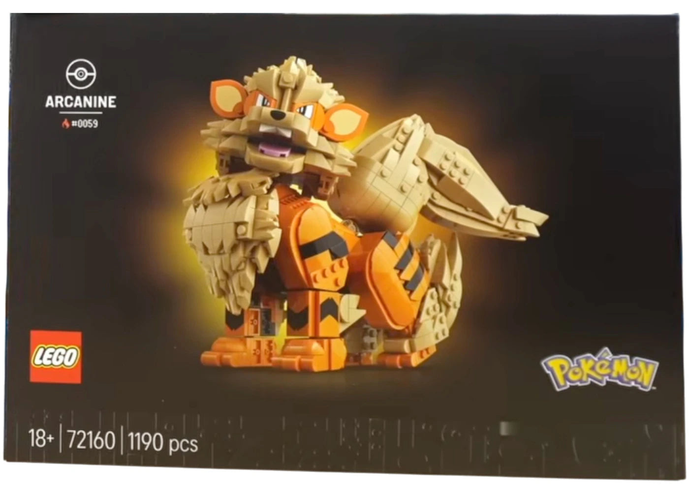 LEGO Pokemon: Arcanine Set #72160 - main view