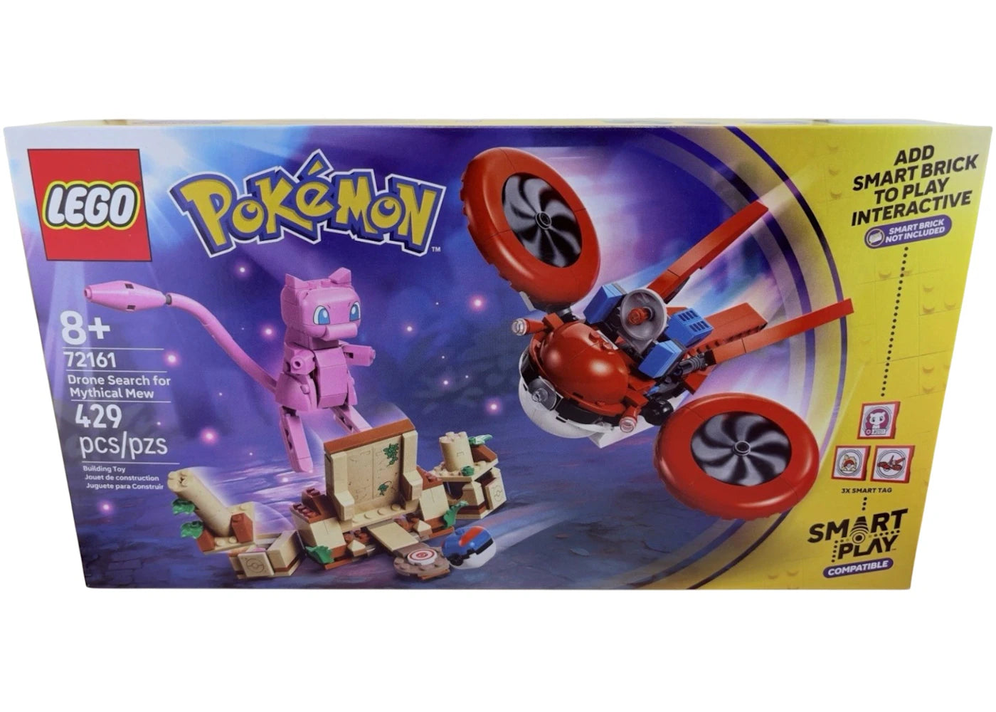 LEGO Pokemon: SMART Play: Drone Search for Mythical Mew Set #72161 - main view