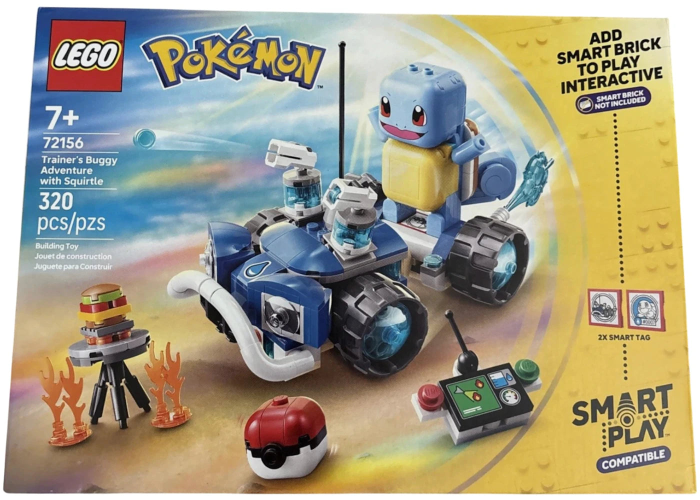 LEGO Pokemon: SMART Play: Trainer's Buggy Adventure with Squirtle Set #72156 - main view